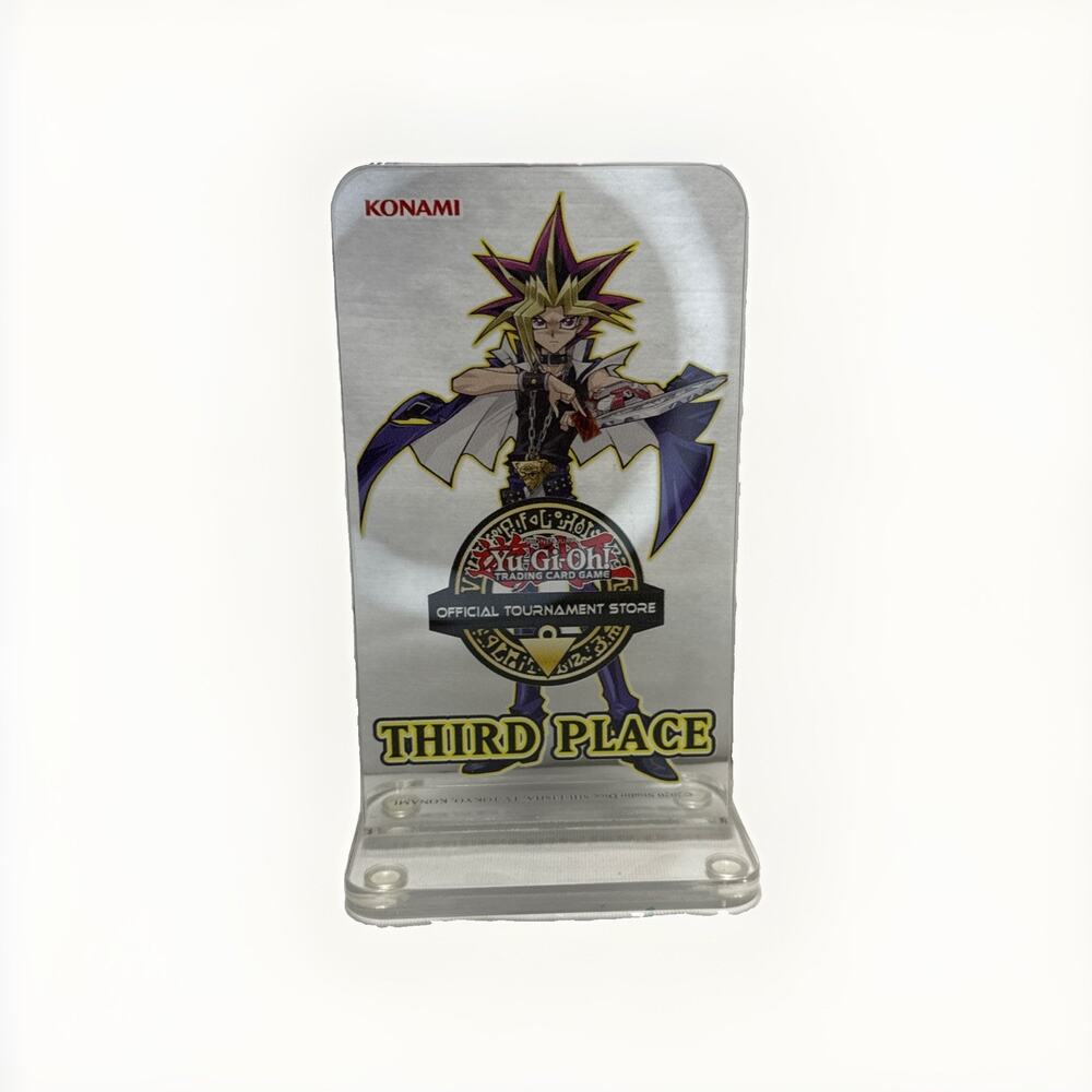2020 Yugioh OTS Tournament Acrylic Trophy Third Place Featuring Yami Yugi